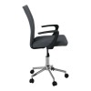 BF502 Office Chair Metal Chrome, Fabric Gray