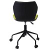 DAVID Office Chair PU Black, Fabric Green